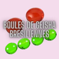 Collection de boules de geisha brésiliennes