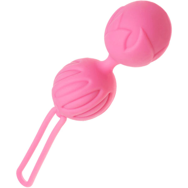Boules de Geisha chinoises en silicone - Taille S - Rose | Adrien Lastic